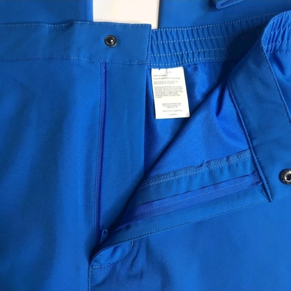 Callaway Men's Golf Pants Lightweight Ankle Zip Size M Blue Sea Star - Picture 3 of 3